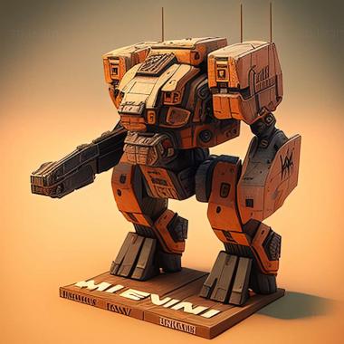 3D модель Гра MechWarrior 4 Clan Mech Pak (STL)